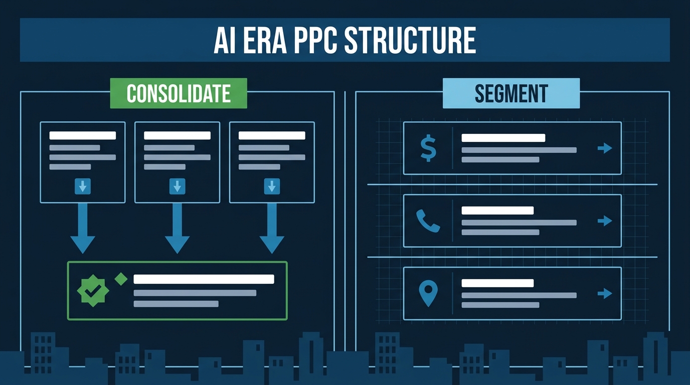 PPC Campaign Structure in the AI Era: When to Consolidate, When to Segment